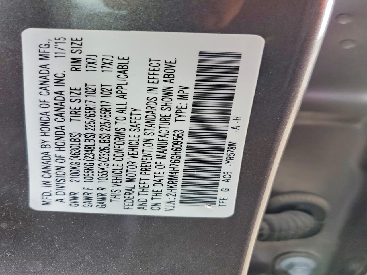 Honda Crv Exl