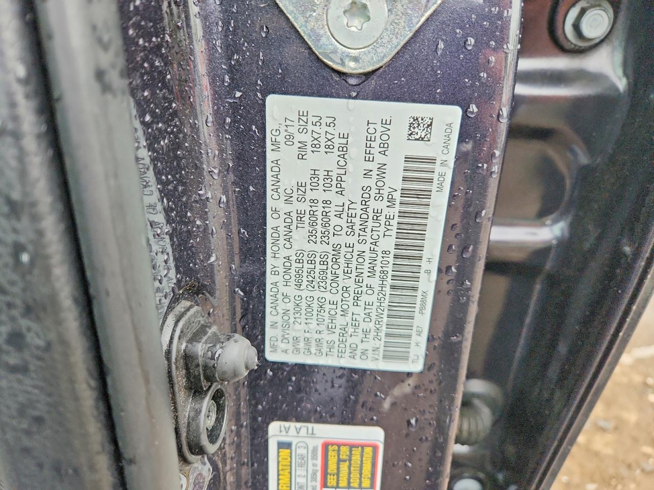 Honda Crv Ex