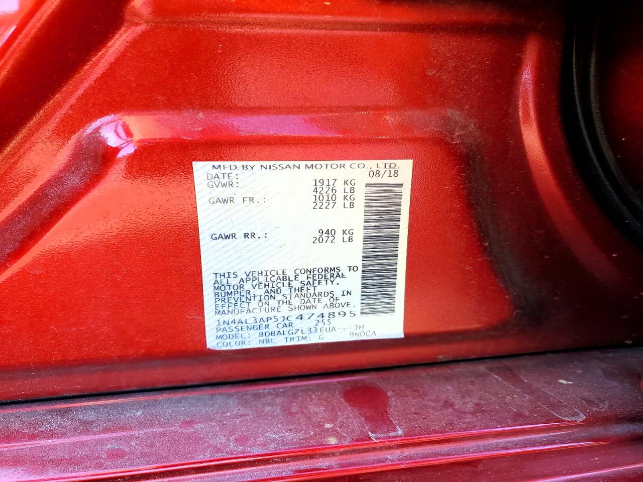Nissan Altima 2.5 S