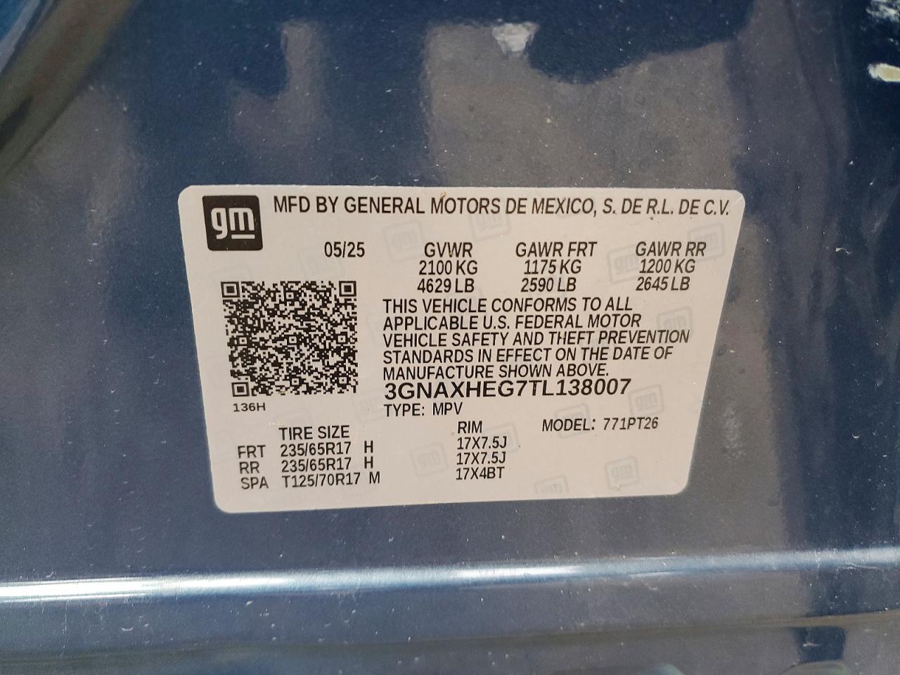 Chevrolet Equinox Lt