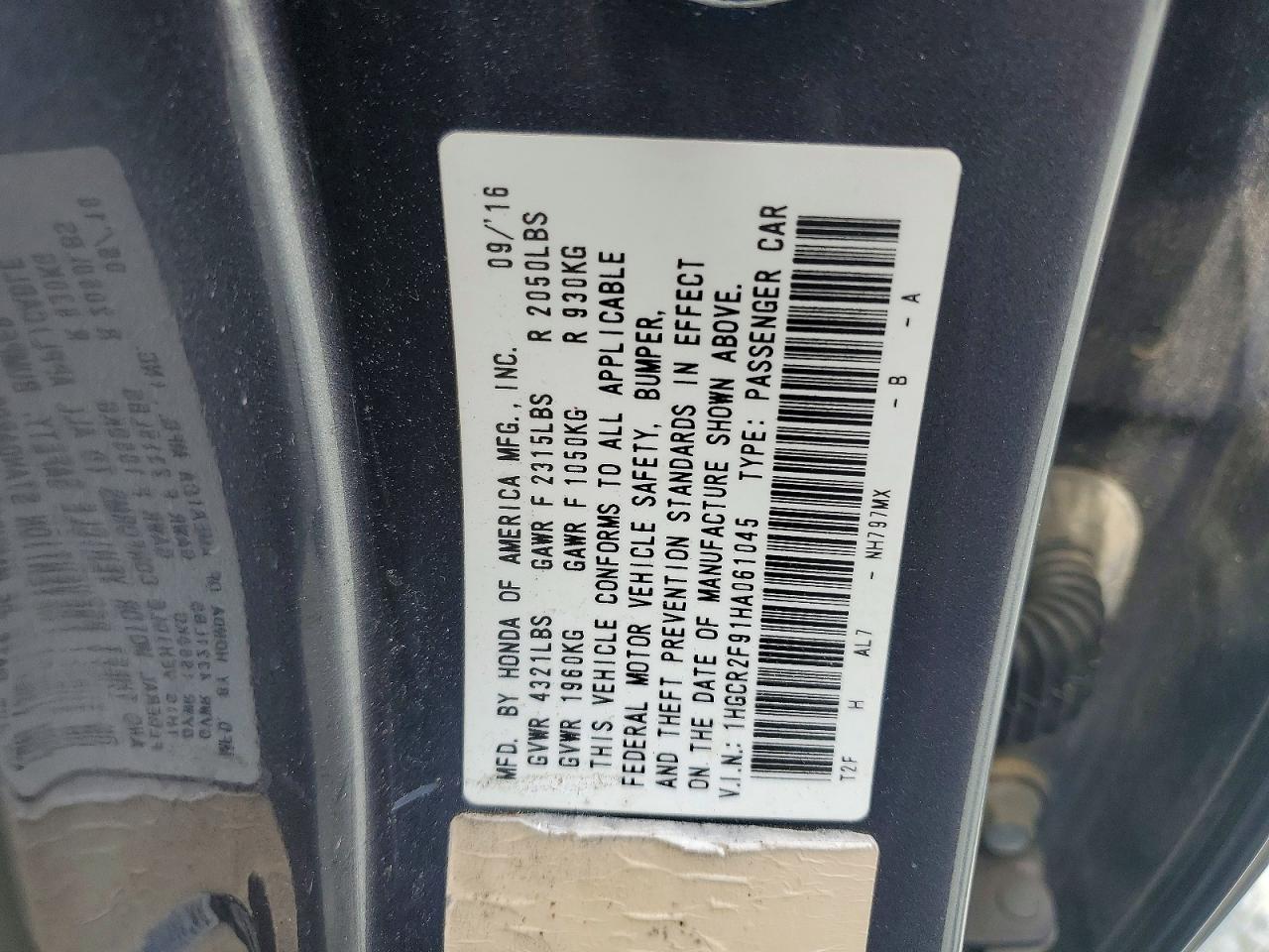 Honda Accord Exl
