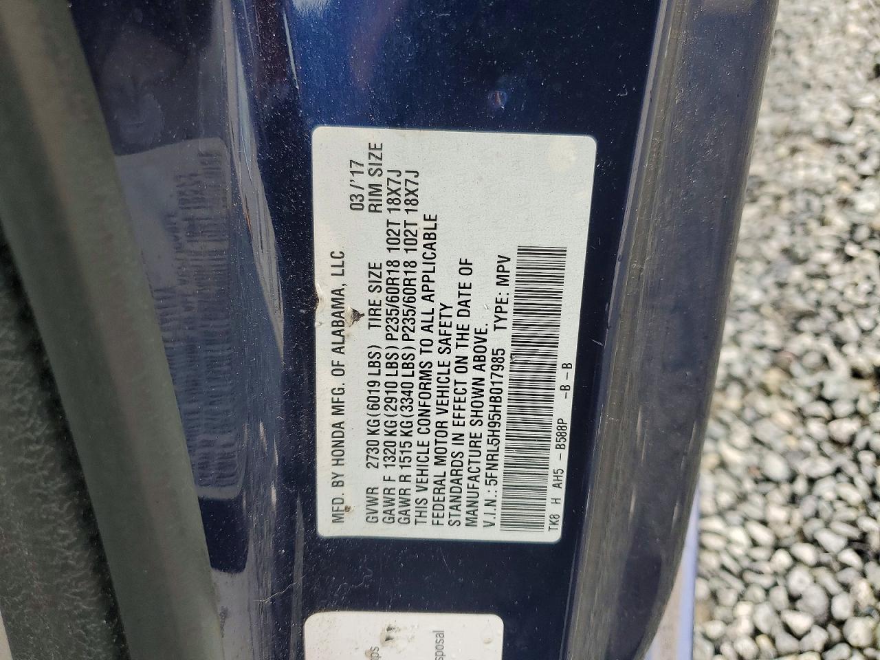 Honda Odyssey Touring