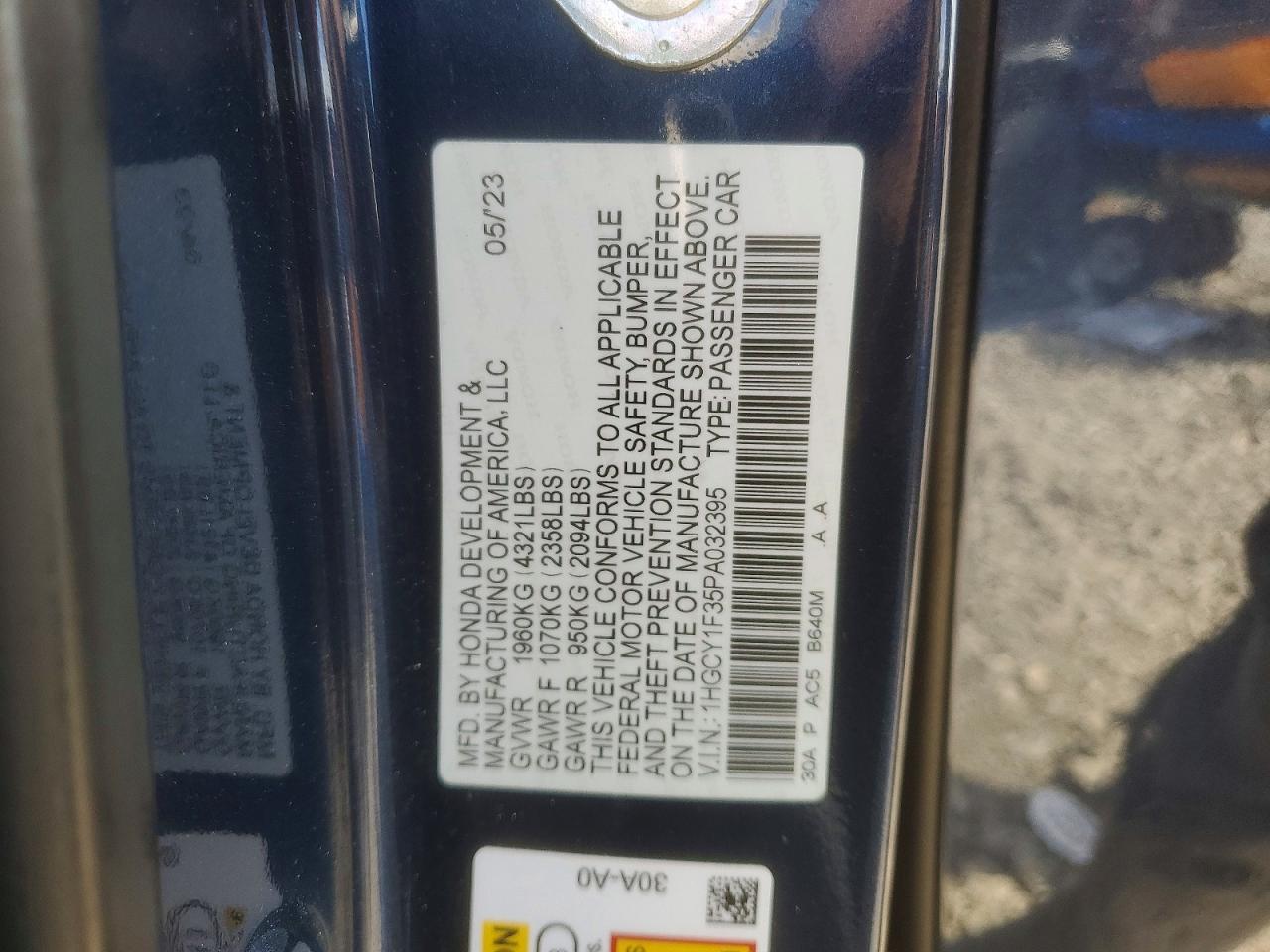 Honda Accord Ex