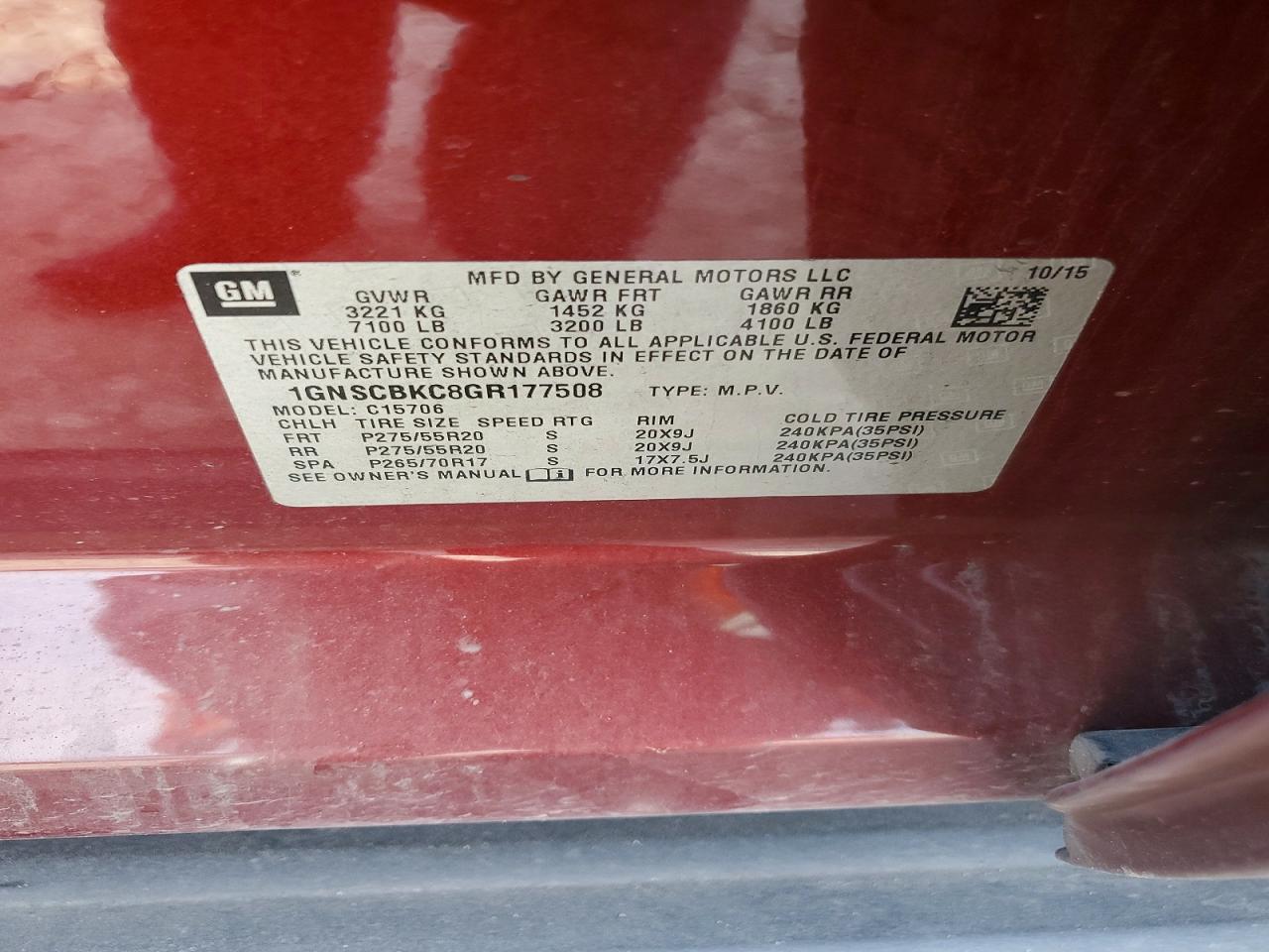 Chevrolet Tahoe C1500 Lt