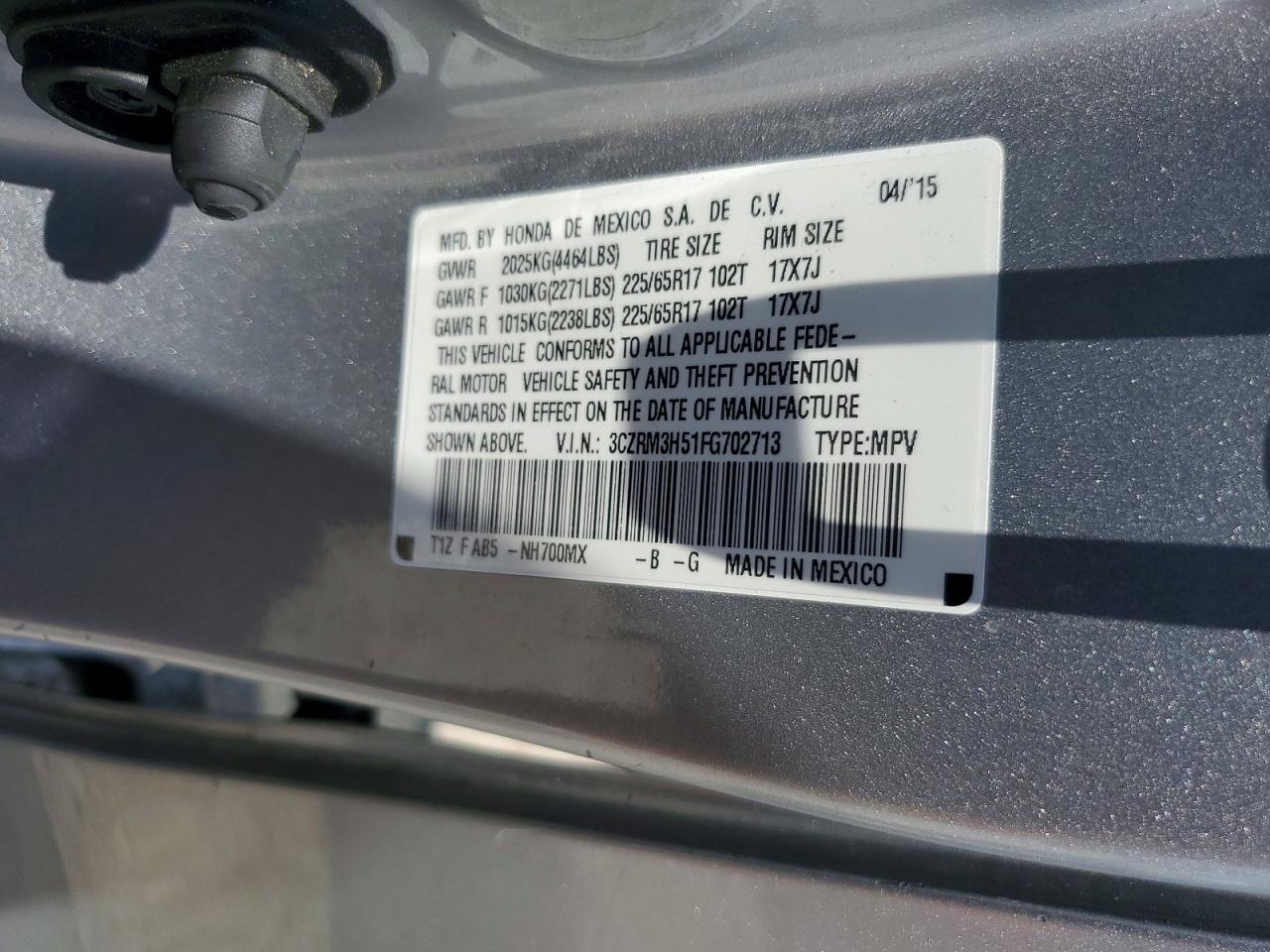 Honda Crv Ex