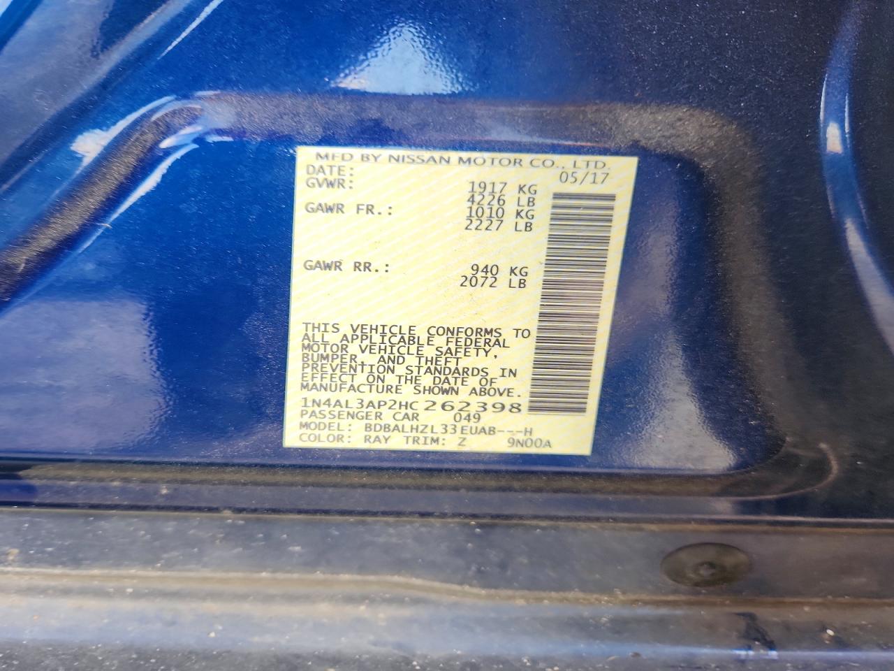 Nissan Altima 2.5 Sr