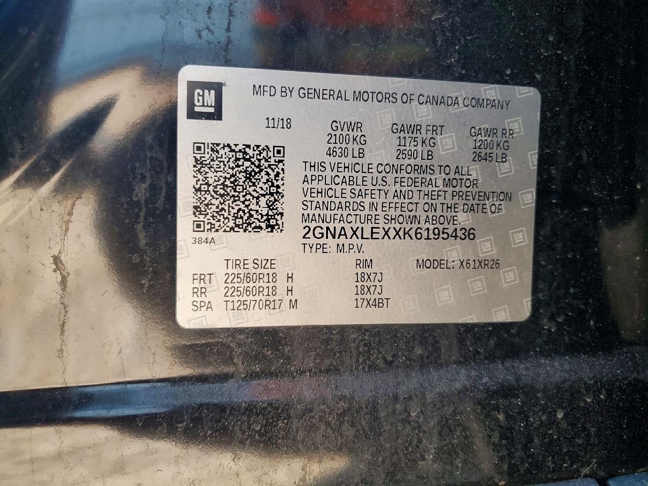 Chevrolet Equinox Lt
