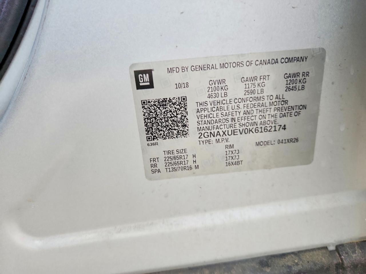 Chevrolet Equinox Lt