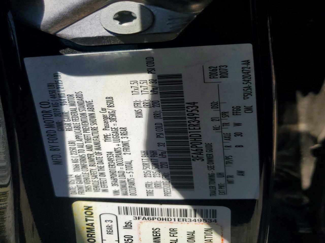 Ford Fusion Se