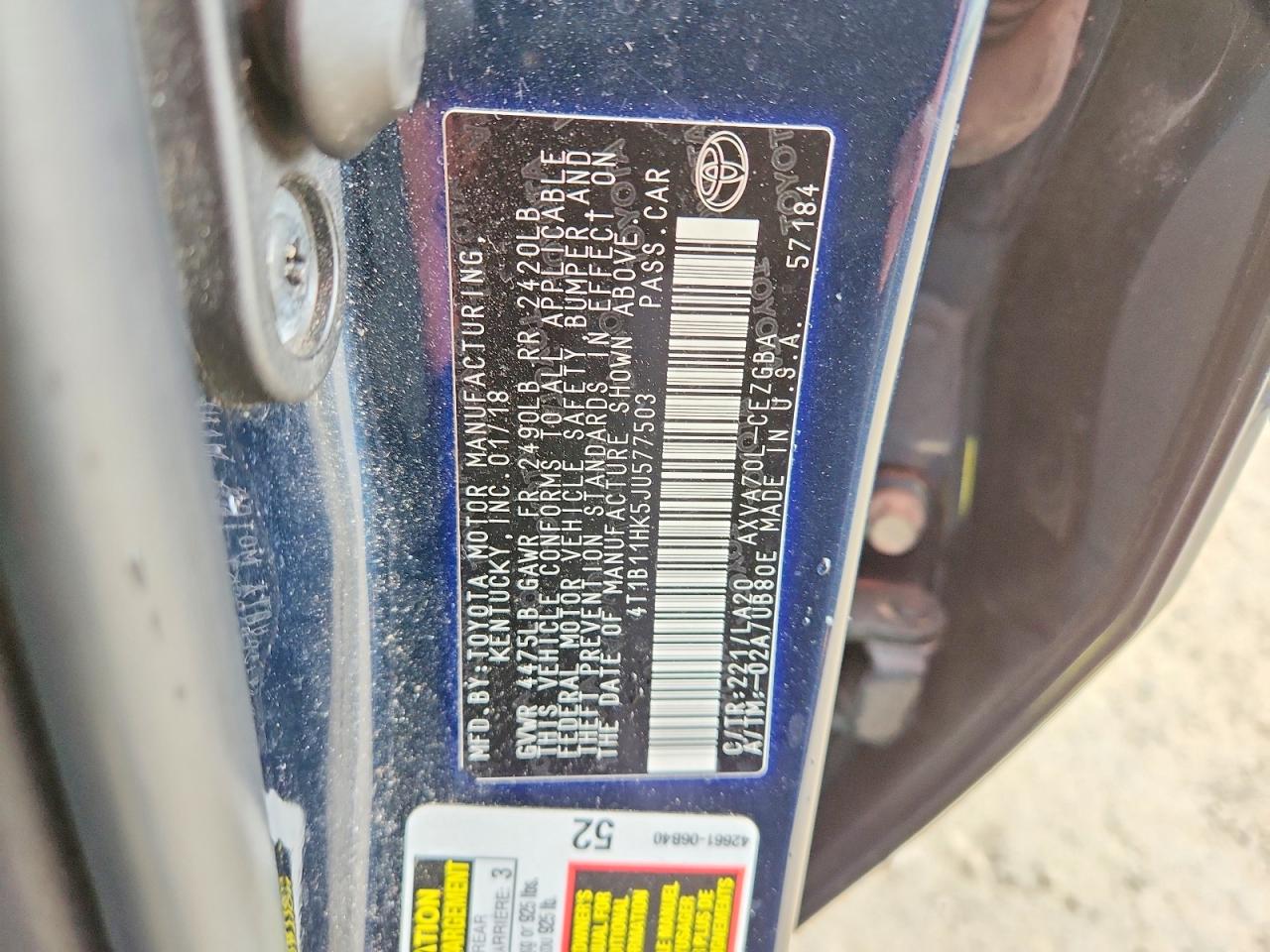 Toyota Camry Xle