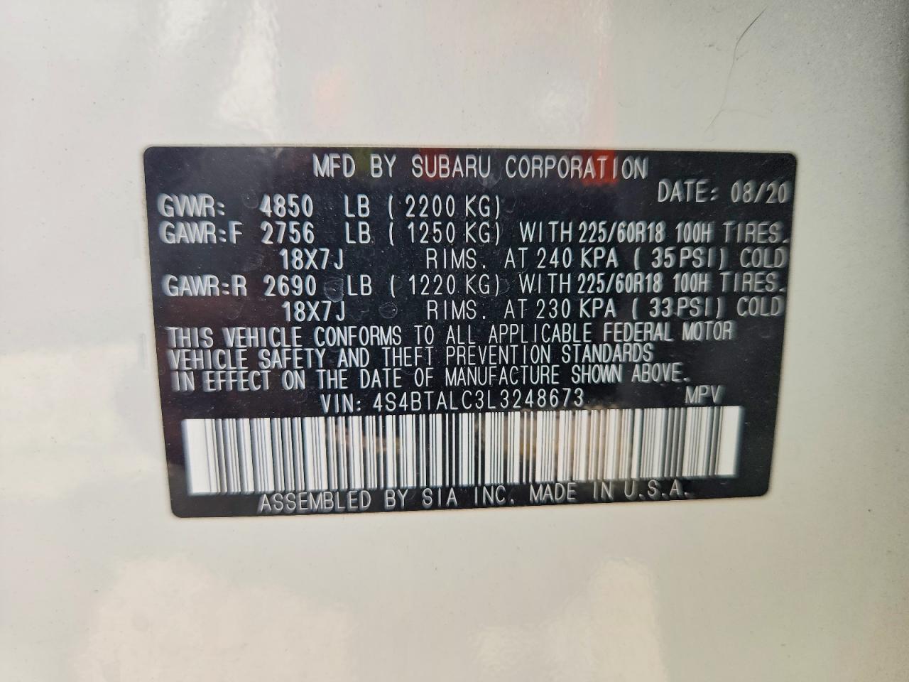 Subaru Outback Limited