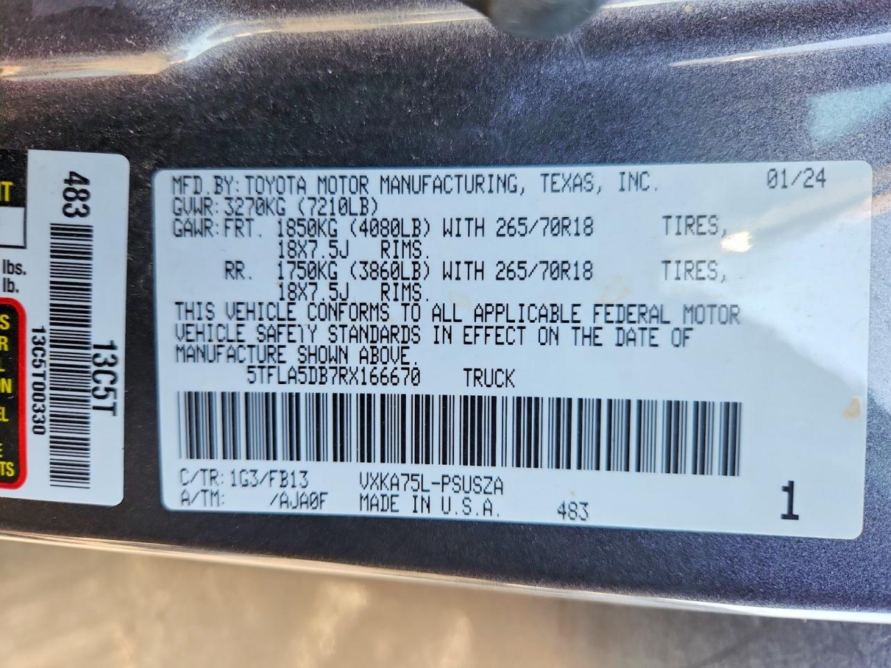 Toyota Tundra Crewmax Sr