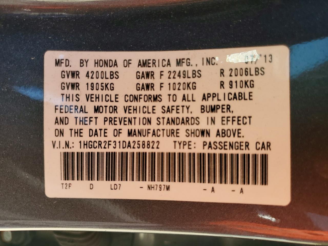 Honda Accord Lx