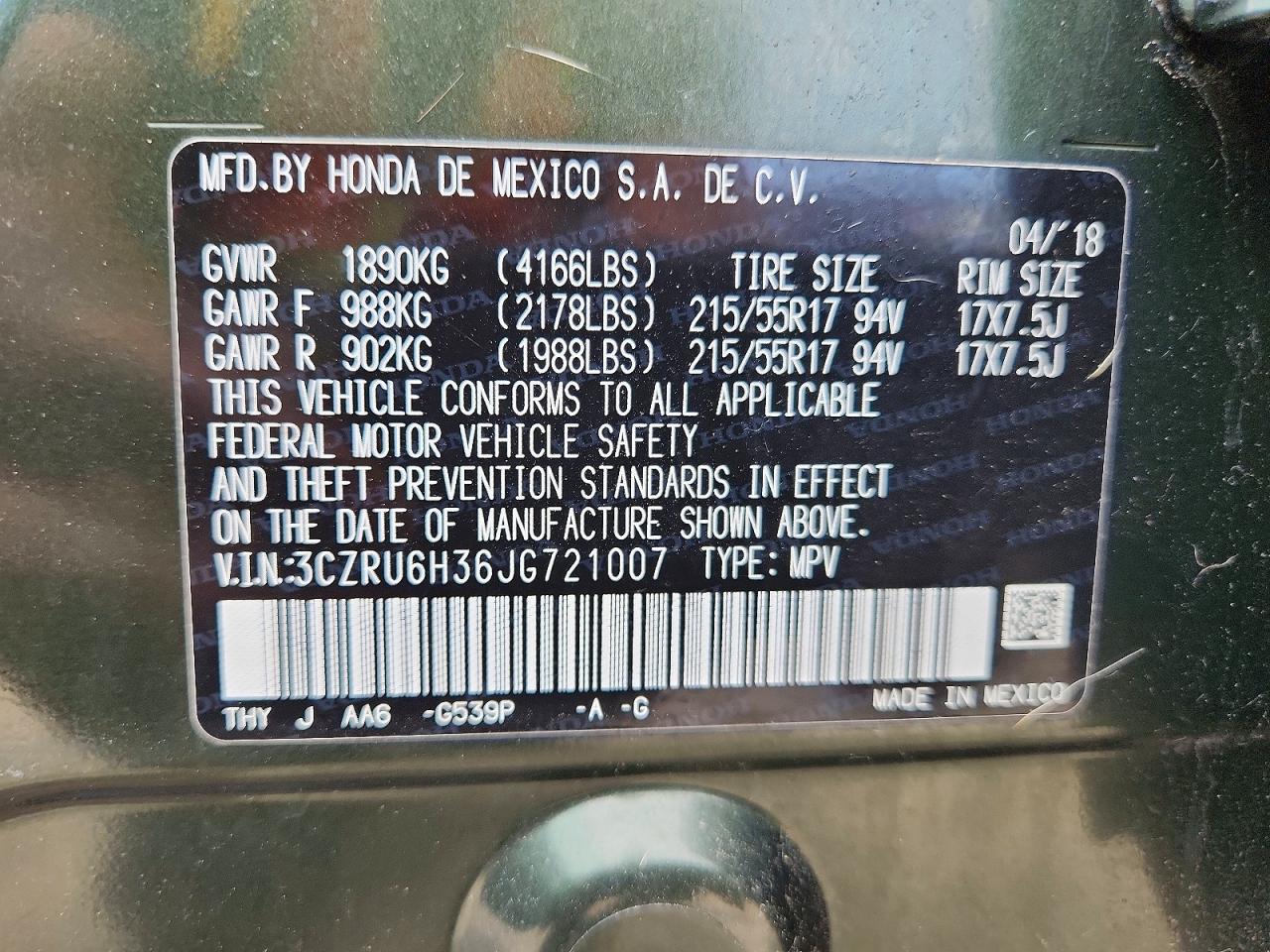 Honda HR-V Lx