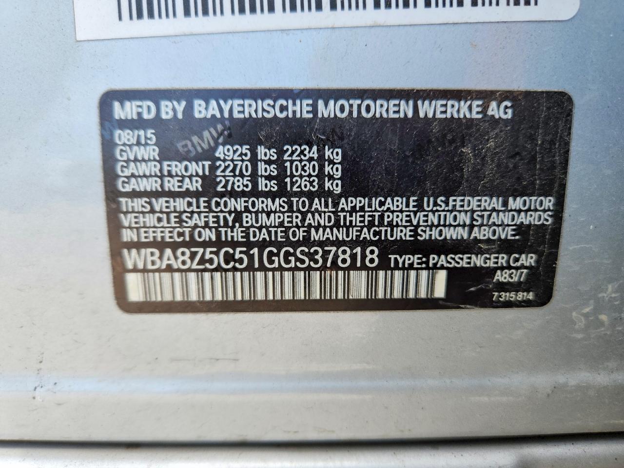 BMW 3 Series Xigt Sulev