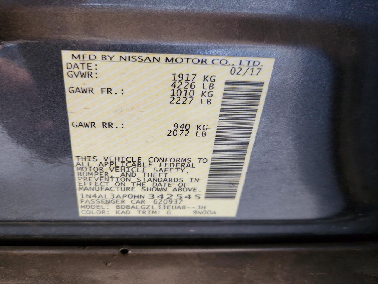 Nissan Altima 2.5 S