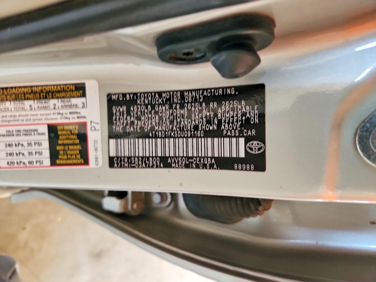 Toyota Camry Xle