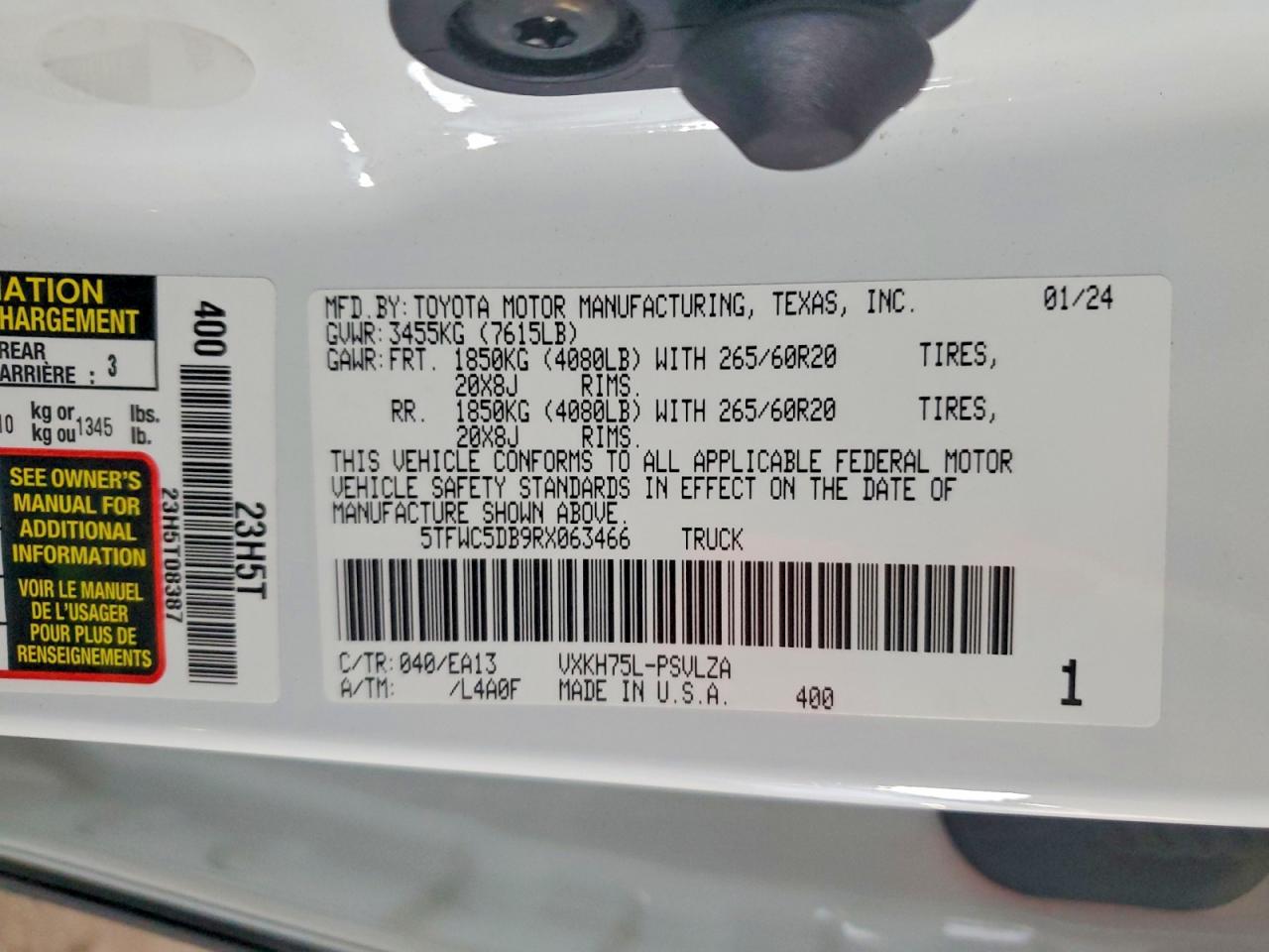 Toyota Tundra Limited Hv