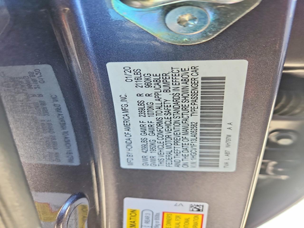Honda Accord Lx