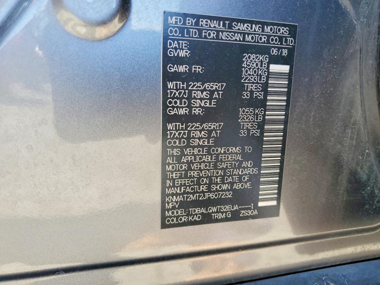 Nissan Rogue Sv
