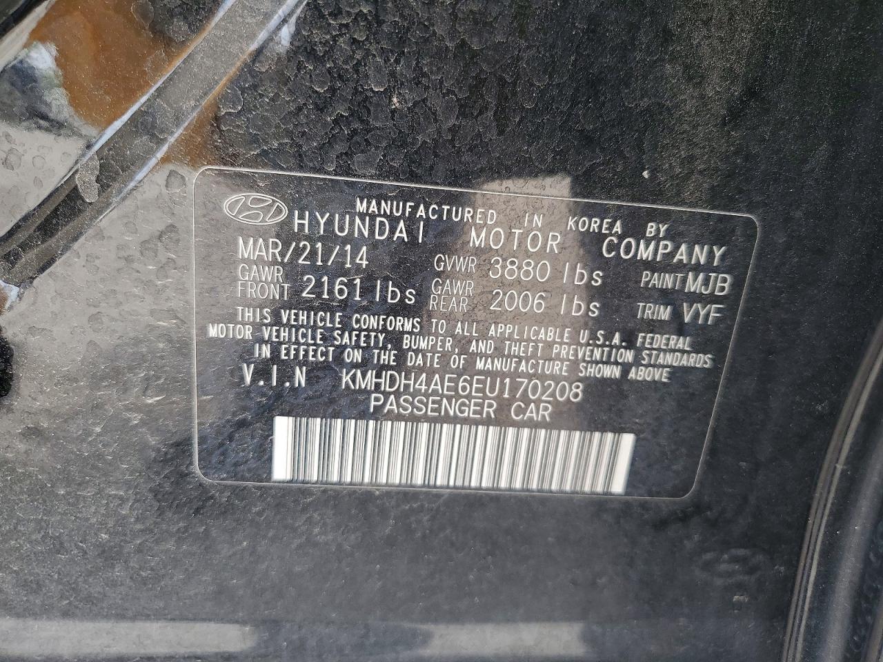 Hyundai ELANTRA Se