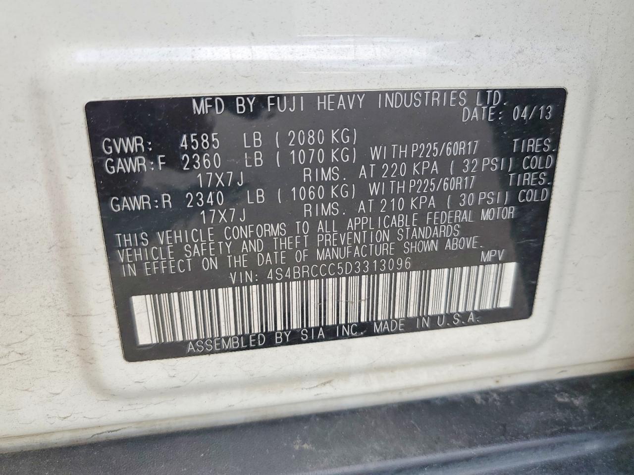 Subaru Outback 2.5i Premium