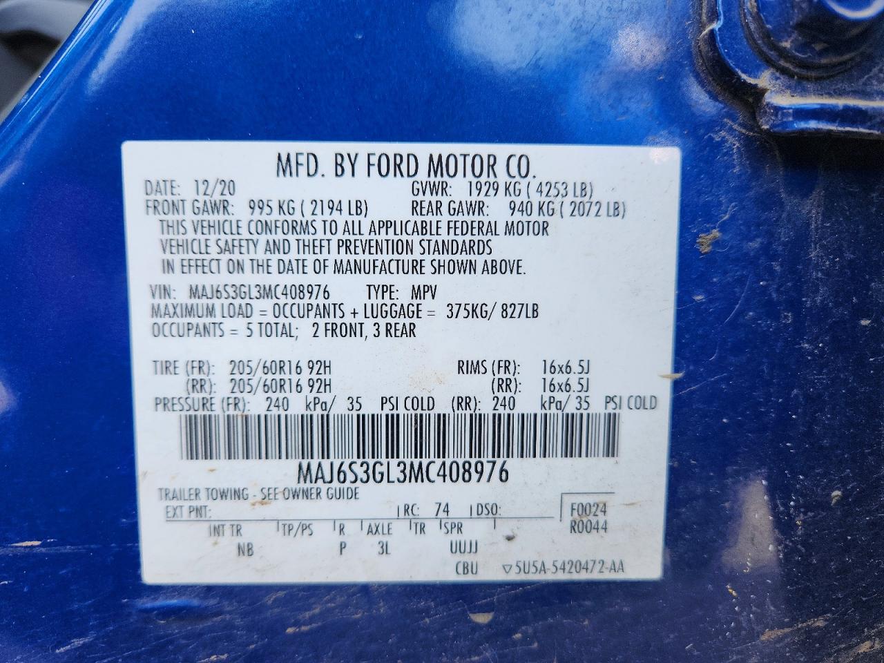 Ford EcoSport Se