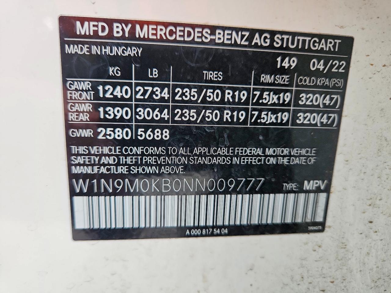 Mercedes-Benz EQB 300 4matic