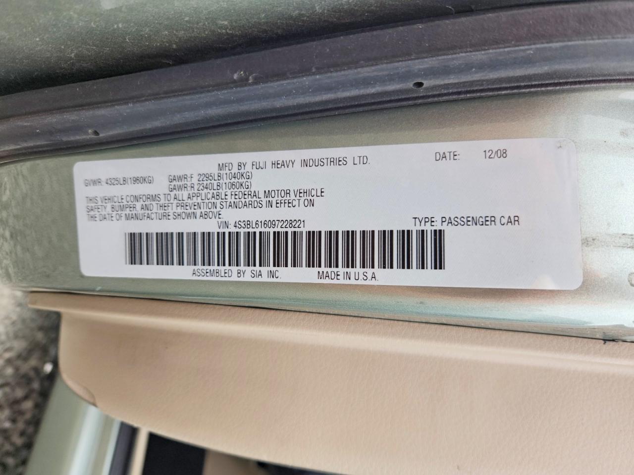 Subaru Legacy 2.5i