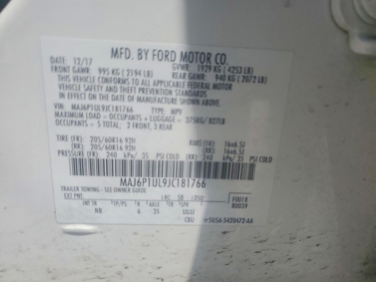 Ford EcoSport Se