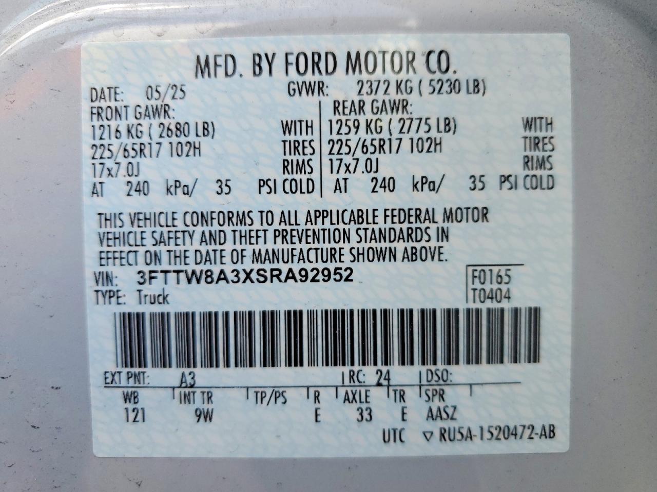 Ford Maverick Xl