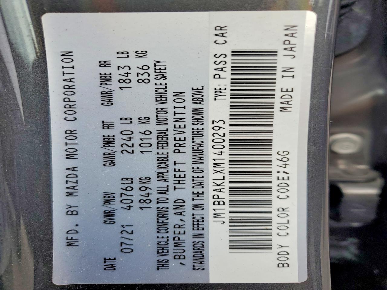 Mazda 3 Select