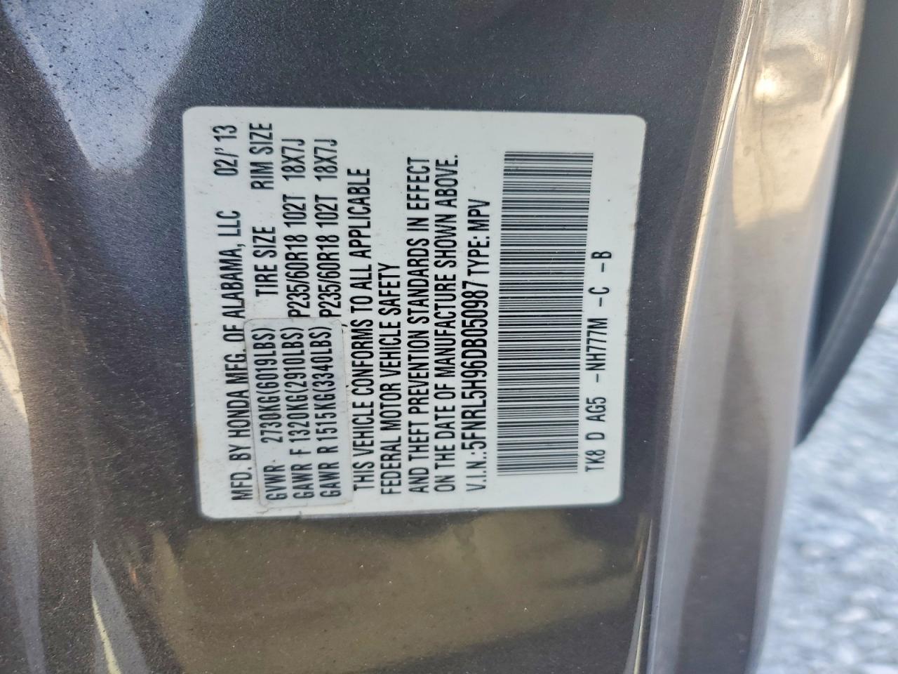 Honda Odyssey Touring