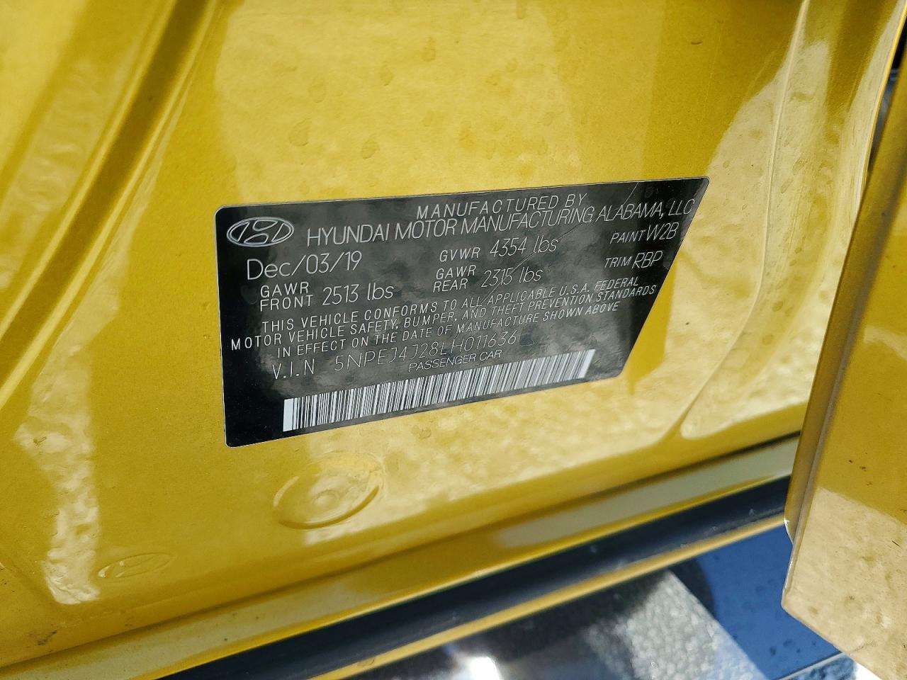 Hyundai SONATA Sel Plus