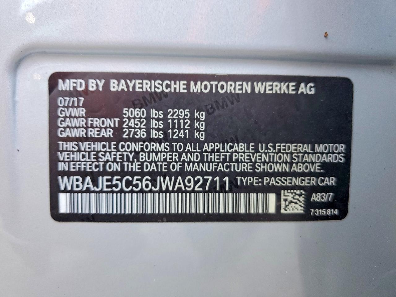 BMW 5 Series I