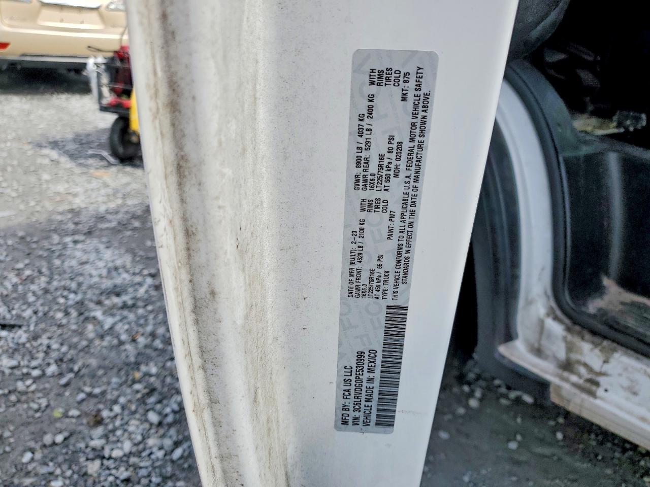 Ram Promaster 2500 High