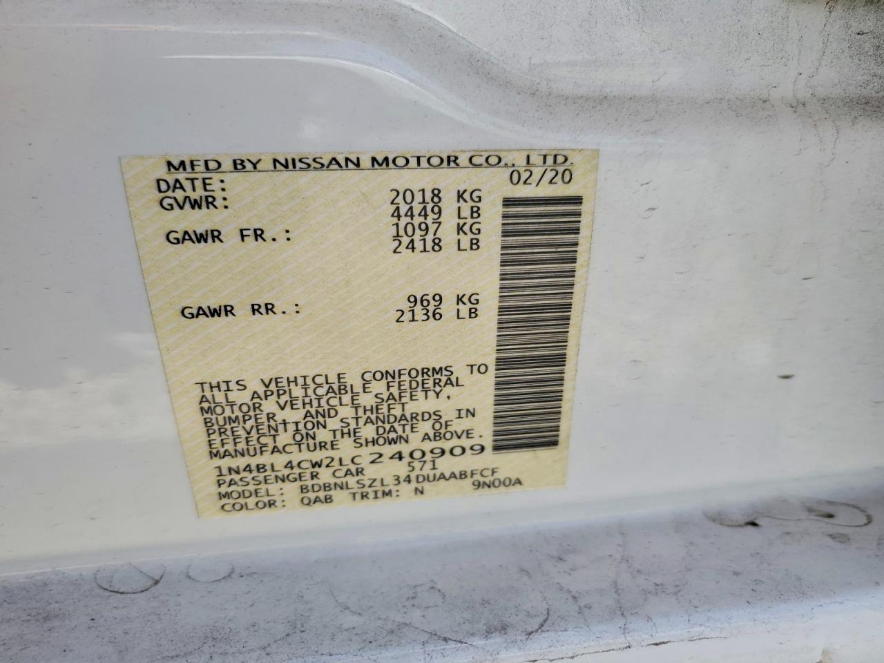 Nissan Altima Sr