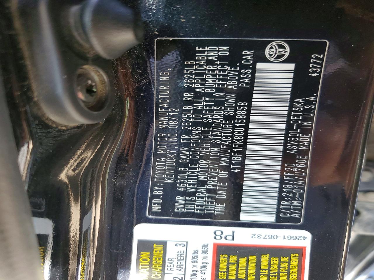 Toyota Camry Se Sport Limited Edition