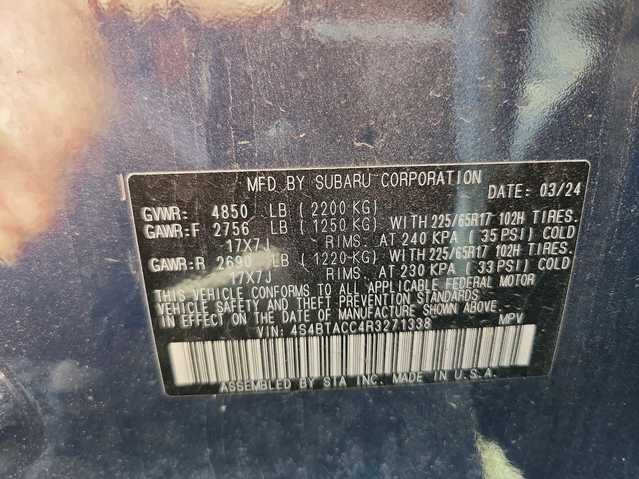 Subaru Outback Premium