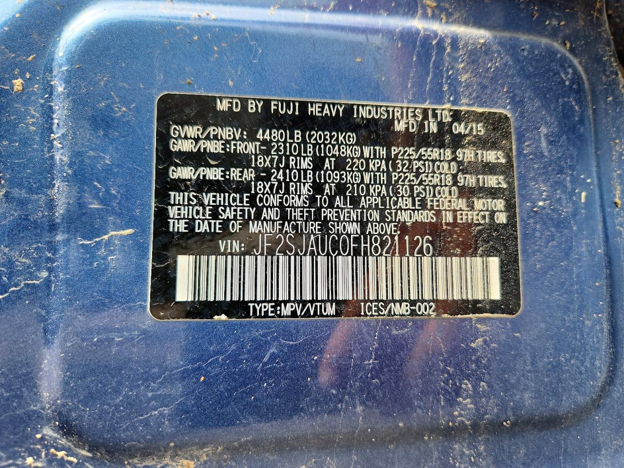 Subaru Forester 2.5i Touring