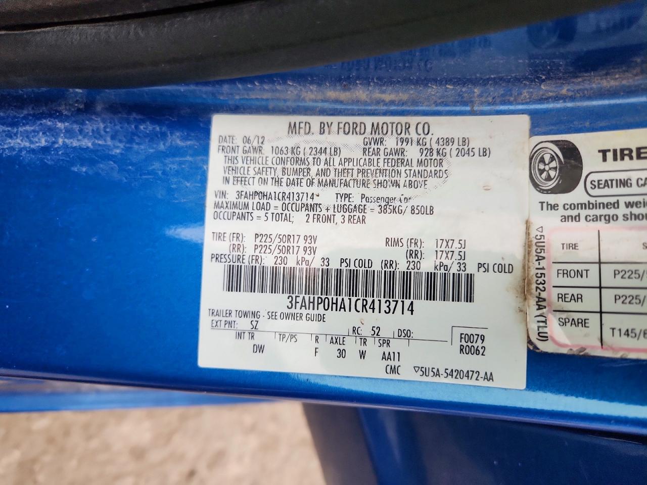 Ford Fusion Se