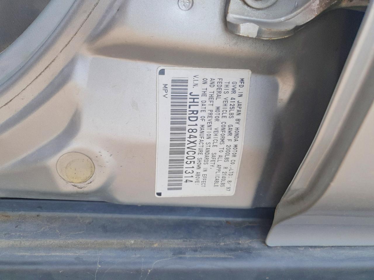 Honda Crv Lx