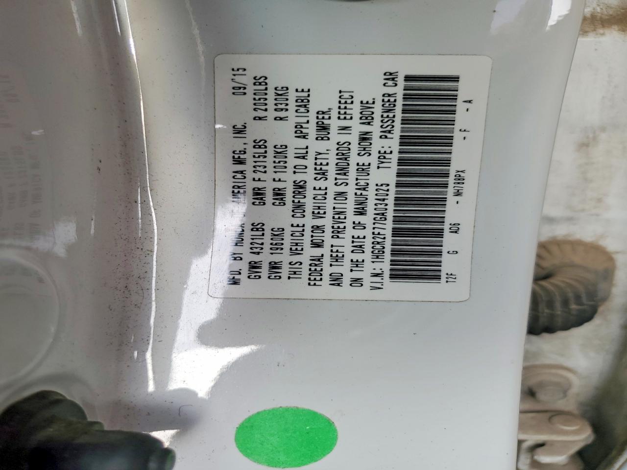 Honda Accord Ex
