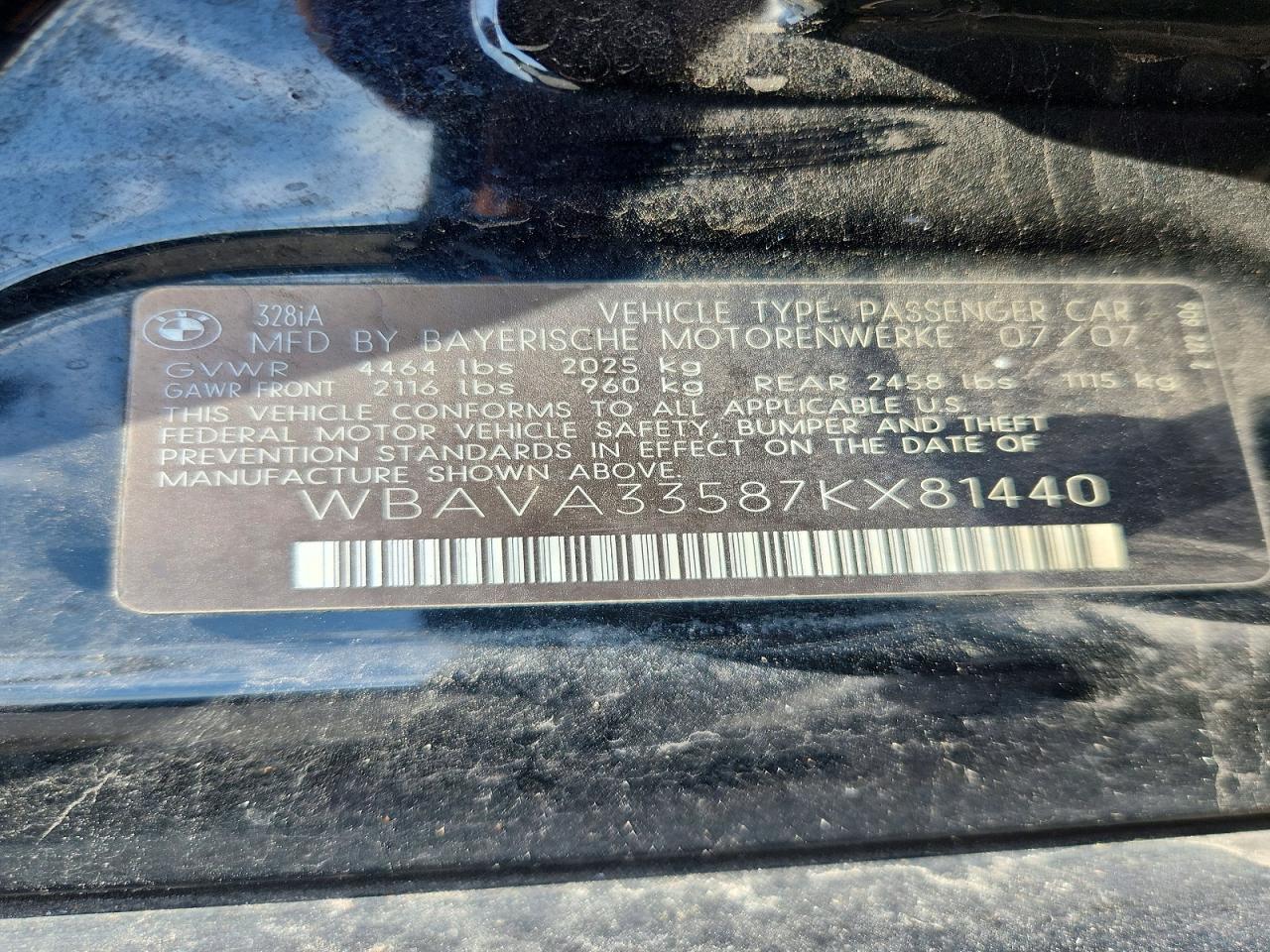 BMW 3 Series I
