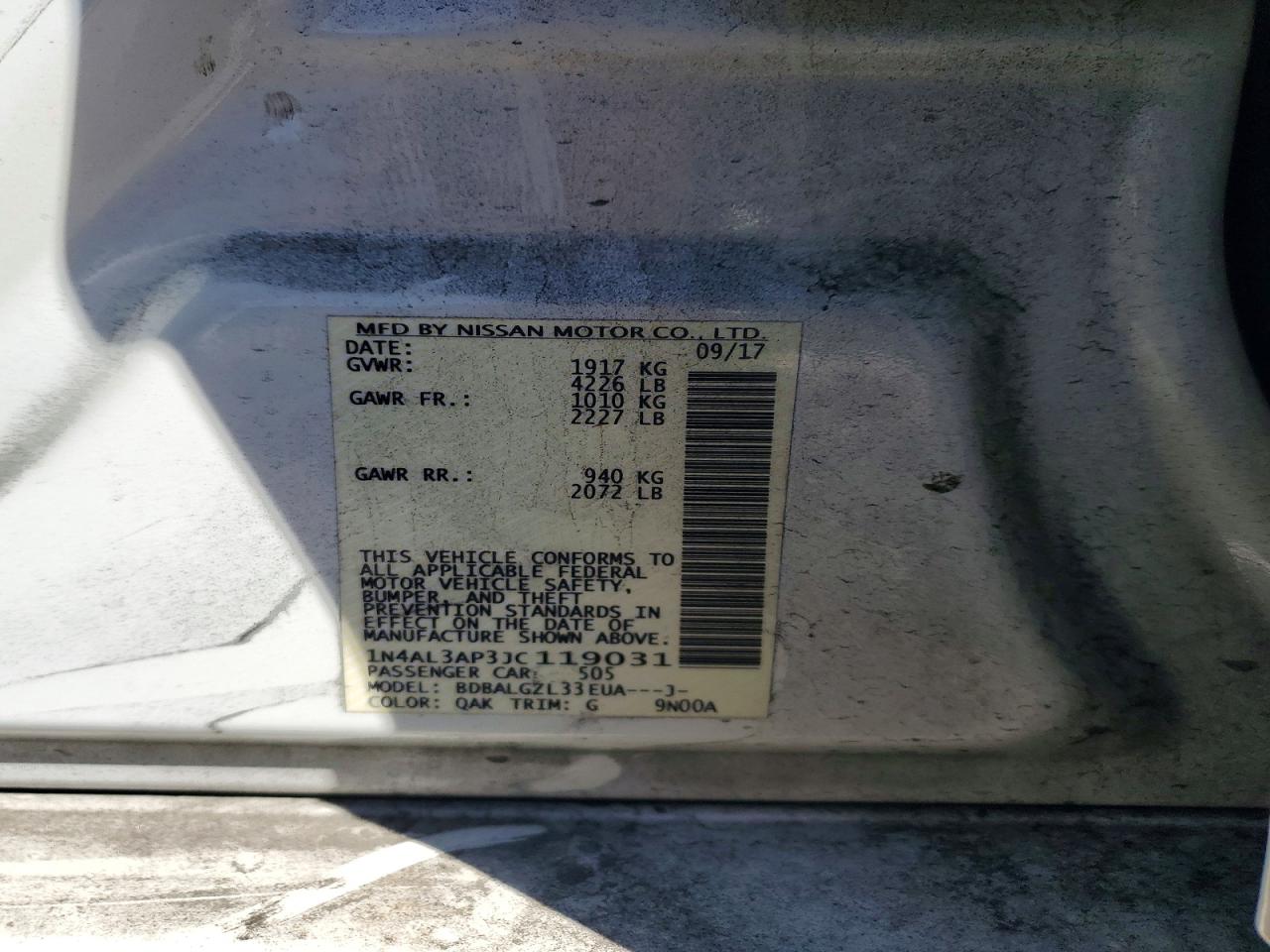 Nissan Altima 2.5 S