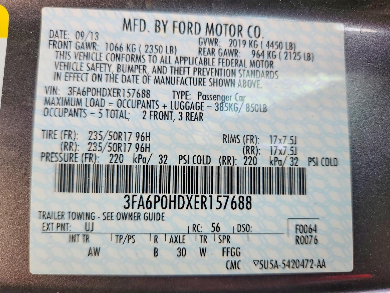 Ford Fusion Se