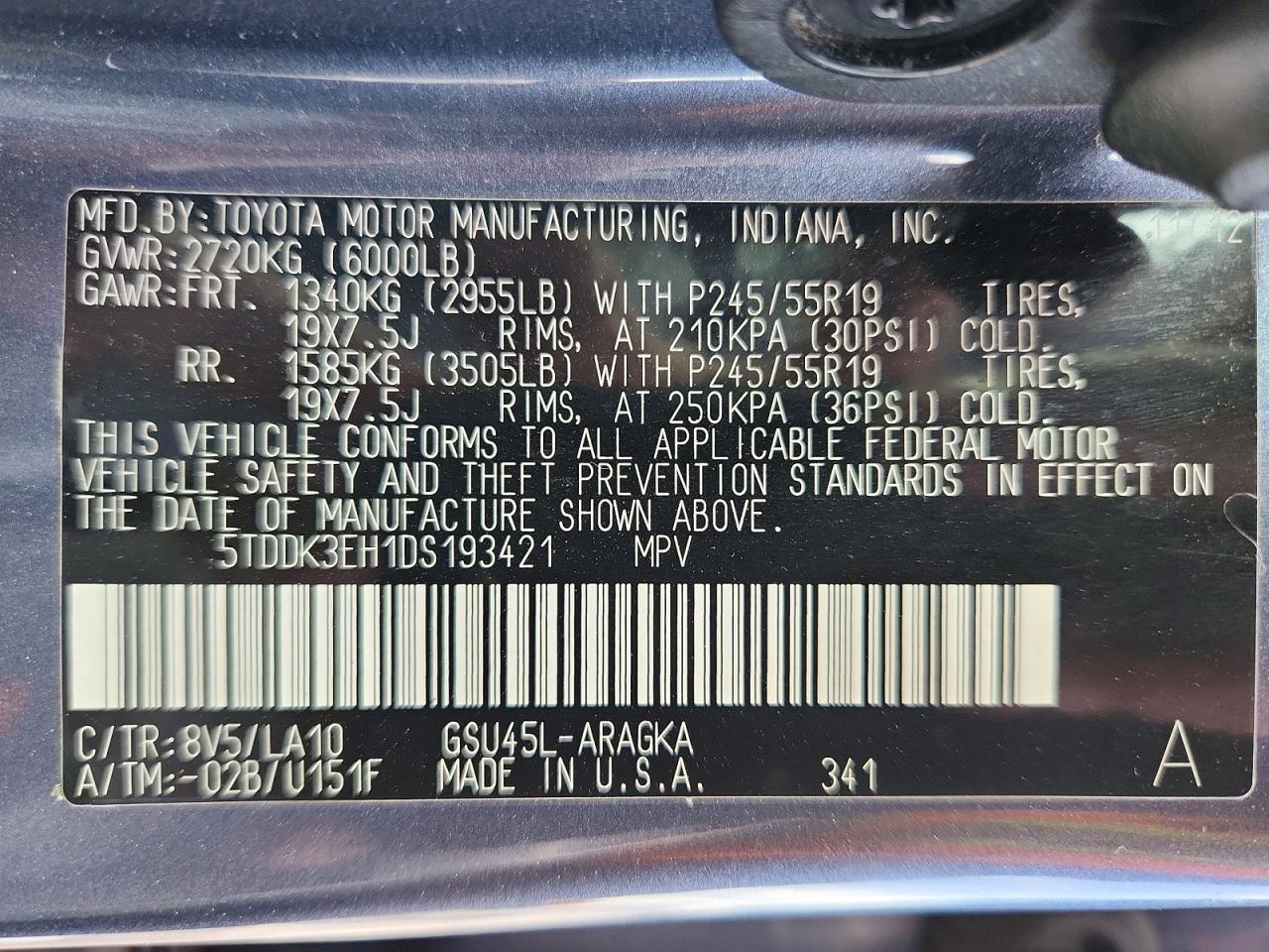 Toyota Highlander Limited