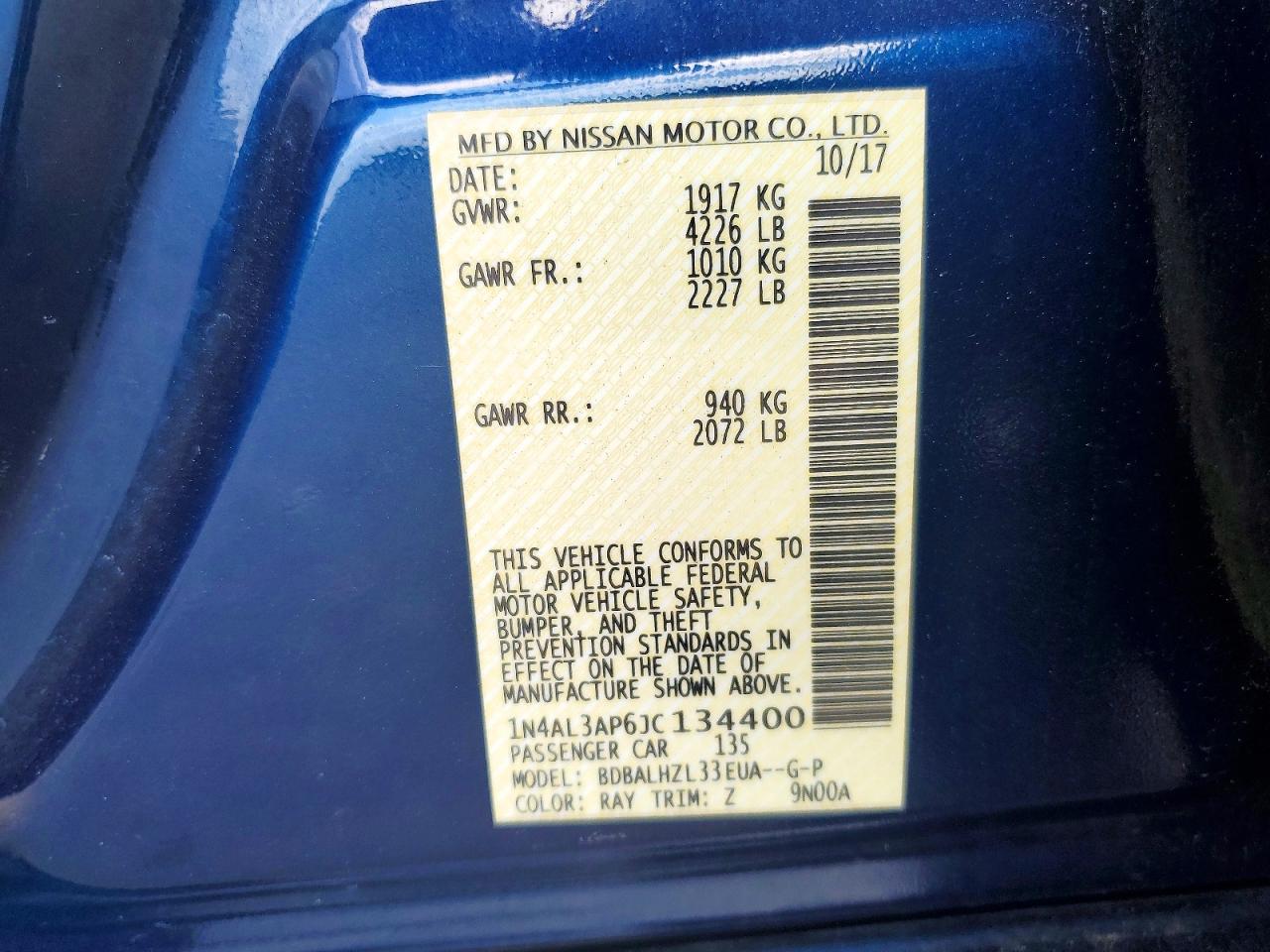 Nissan Altima 2.5 Sr