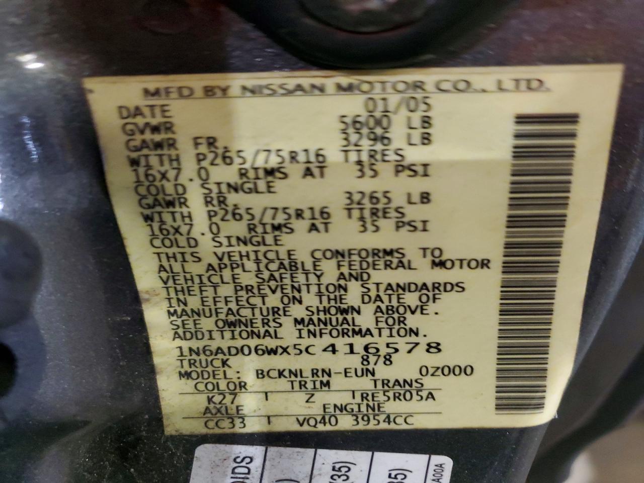 Nissan Frontier Se
