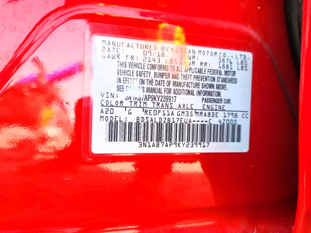 Nissan Sentra Sv